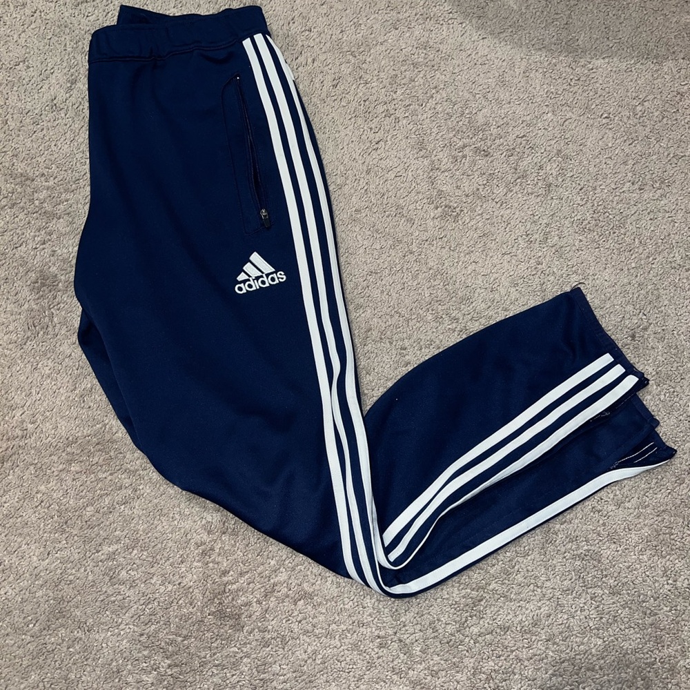 Adidas Navy Track Pants (Slim)